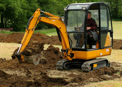 Micro excavator 360 up to 1 tonne training
