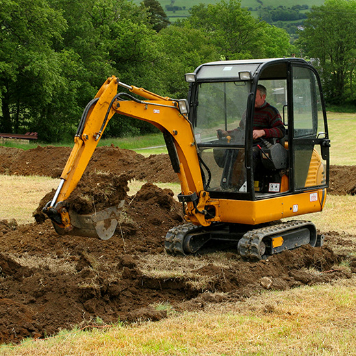 Micro excavator 360 up to 1 tonne training